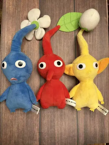피크민 봉제 인형 3체 세트