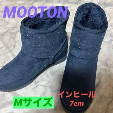 새상품급 네이비 스팽글 어그 부츠 인힐 7cm Msize 23cm