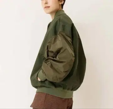 Johnbull 백 새틴 MA-1 블루종