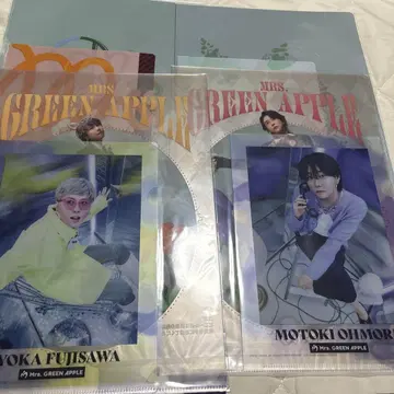 Mrs. GREEN APPLE 제일복권 클리어 파일&스티커