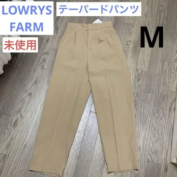[ 미사용 ] 여성용 팬츠 LOWRYS FARM 얇은 소재 테이퍼드 M