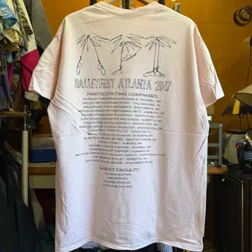 미국 빈티지 의류 Balletfest Atlanta 2017 T셔츠