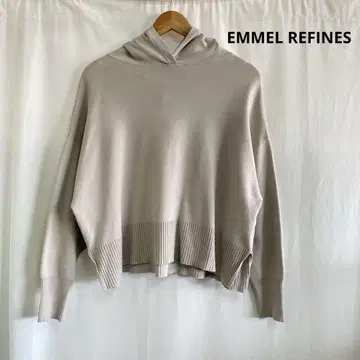 EMMEL REFINES 니트 후드티