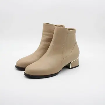 허시파피 천연 가죽 사이드 ZIP 부츠(23cm) 새상품급