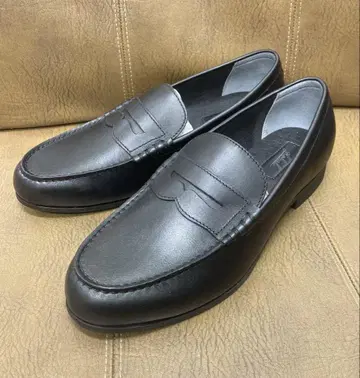 스쿨 로퍼 (28cm) 천연 가죽 아사히 슈즈 블랙
