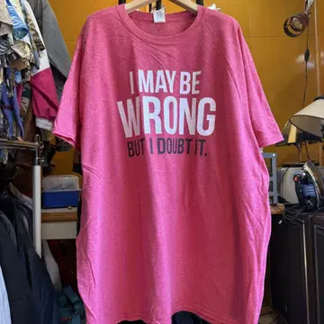 미국 빈티지 의류 I MAY BE WRONG 셔츠