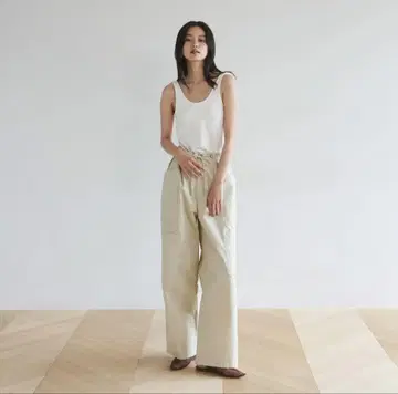 [ SeaRoomlynn ] 포켓 워크 wash 볼륨 팬츠/샌드 베이지