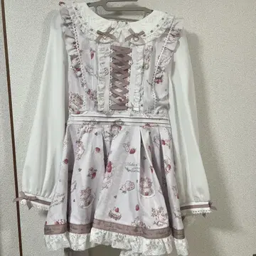 LIZLISA Salon de Fraise 패턴 셋업
