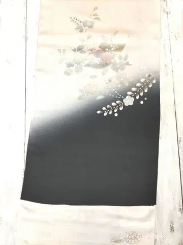 순수 실크 츠케사게 기모노 옷감(No.747)