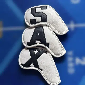 아이언용 골프헤드커버 SAX 화이트
