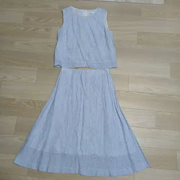 미라 오웬 100% pure linen 셋업