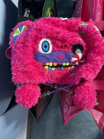USJ 한정판 하미곰 핑크 봉제 인형 햇