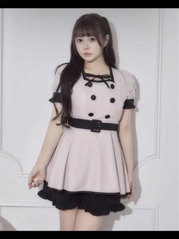 프릴 도리 셋업 핑크 pium