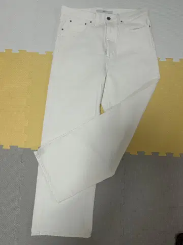 FRAMeWORK 화이트 스트레이트 데님