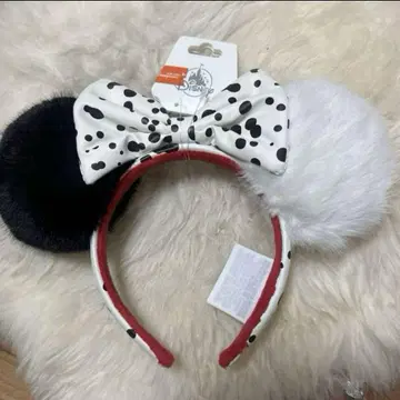 홍콩 디즈니 101마리 강아지 크루엘라 머리띠