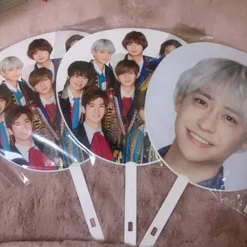 Hey! Say! JUMP 야오토메 히카루 집합 부채 세트