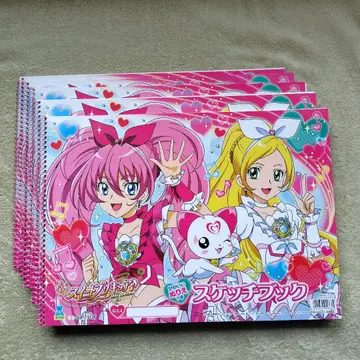 스위트 프리큐어 B4 스케치북 5권 세트 선스타 문구