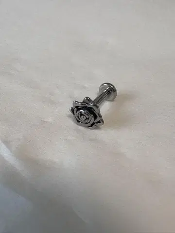 14G 로즈 원피스 러브레터 바디피어싱 장미 아나토메탈