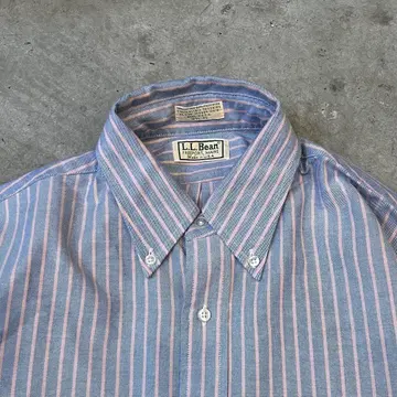 80's L.L. Bean 스트라이프 셔츠 미국제