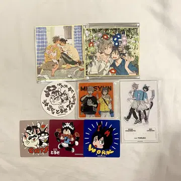 해변의 에트랑제 아크릴 스탠드 색지 코스터 찻집 토르소