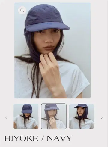 VAKT. HIYOKE / NAVY 바크토 캡 네이비 스티커