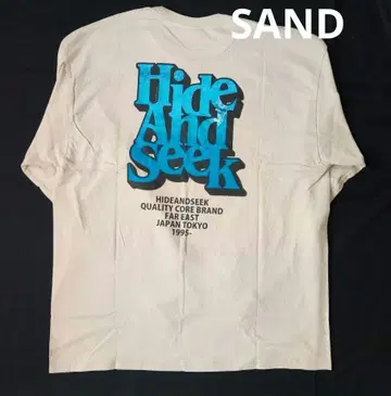 H&S L/S TEE XL SAND TEE 미사용 하이드&시크