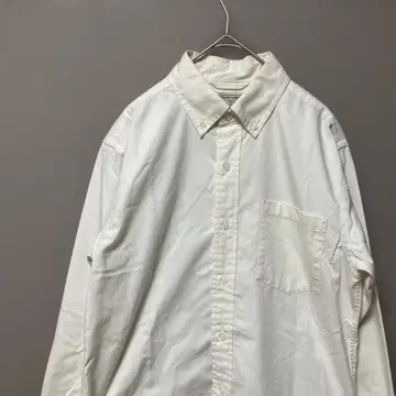 어반 리서치 버튼 다운 셔츠(L) 화이트 옥스퍼드 원단