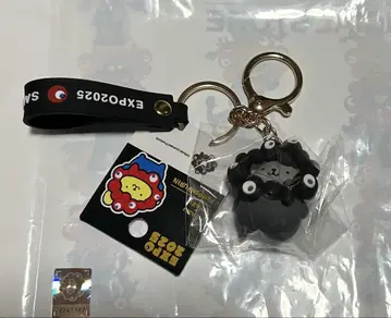 간사이 만박 회장 한정판 폼폼푸딩 블랙 미야쿠미야쿠 키리 키링