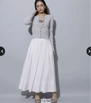 Arpegestory 코튼 턱 스커트 S 사이즈