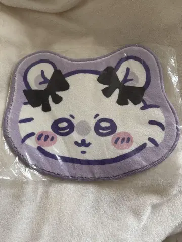 치이카와 (먼작귀) 모몽가 인테리어 매트 리본 퍼플