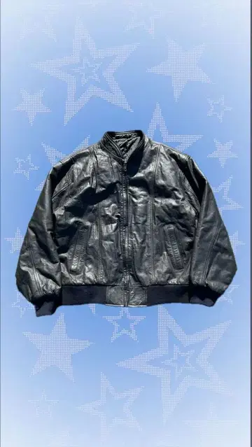 00s MA-1 leather jacket archive y2k