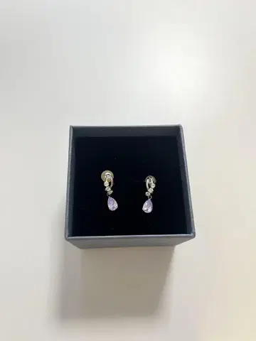 BLOOM 블루 아메지스트 실버 귀걸이