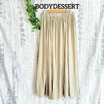 새상품급 [ BODYDESSERT ] 여성용 롱 플레어 스커트 (L)