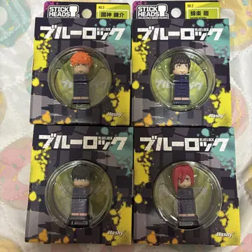 블루 록 STICK HEADS 피규어 4개 세트