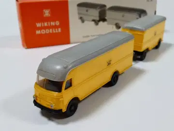 WIKING 54 빅 포스탈 트럭 위드 트레일러