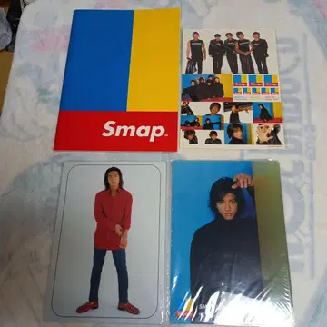 Smap 2000년 투어 팜플렛 투어 씰 1개 기무라 타쿠야 책받침 2개