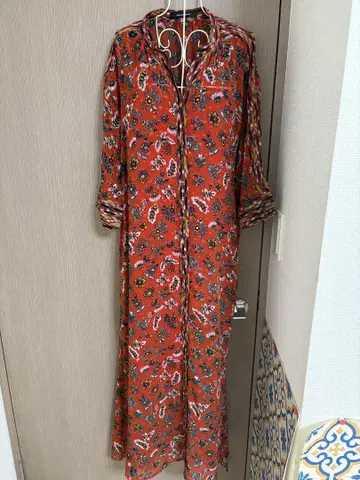 로즈버드 쉬폰 롱 원피스