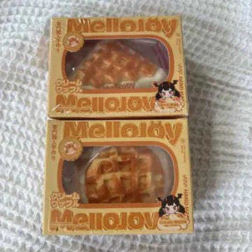 Mellojoy DIYJOJO 스퀴즈 크림 와플 2개 세트