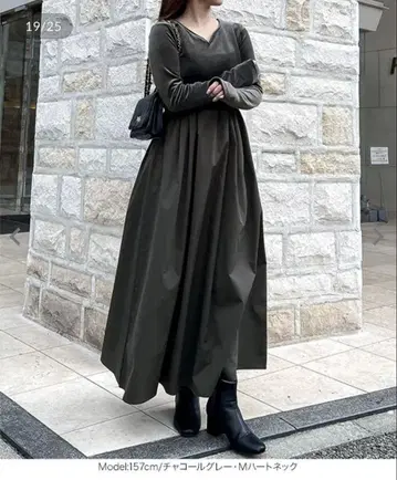 고베 레터스 벨로아 도킹 원피스 Reina 씨 콜라보