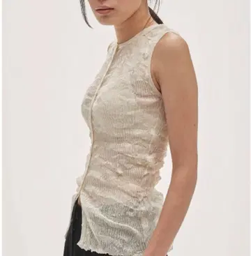 todayful 2way Sheer Knitvest