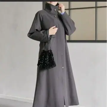 그레이 롱 코트 프리 사이즈