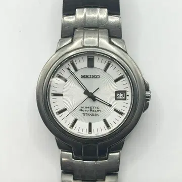 SEIKO 손목시계 Kinetic Auto Relay Titanium