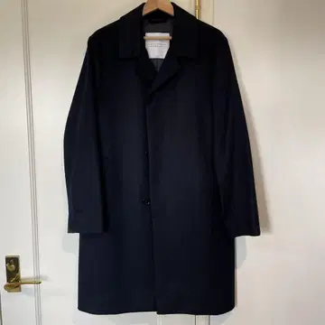 MACKINTOSH PHILOSOPHY 네이비 울 코트 삼단 버튼