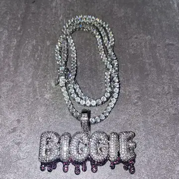 킹아이스 모이사나이트 체인 목걸이