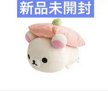 리락쿠마 코리락쿠마 모찌모찌 스시 봉제 인형 타마고 연어