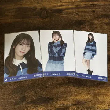 노기자카46 스가와라 사츠키 라거 셔츠 브로마이드 3종 컴프