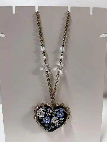 ANNA SUI 안나수이 목걸이 플라워 하트