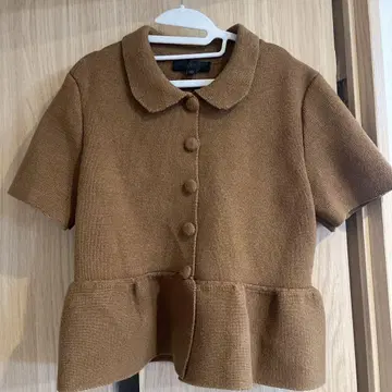 ZARA 페플럼 니트 가디건 L 사이즈