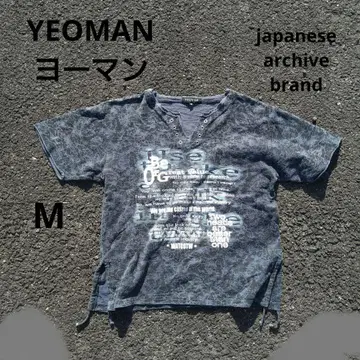 YEOMAN  영문 티셔츠 M archive vintage