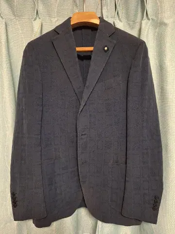 LARDINI 네이비 테일러드 자켓 사이즈 50 봄/여름